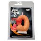 DIABLO PICANTE - VELA PENE EN FORMA DE NUMERO 0 COLOR CARNE