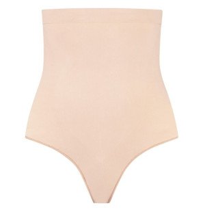 Naadloze high waist string BYE BRA Soft Touch met sterke buikcorrectie en shaping