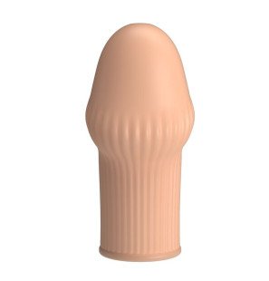 Pretty Love Huel penis sleeve van zacht TPE in natuurlijke huidskleur – foto 2