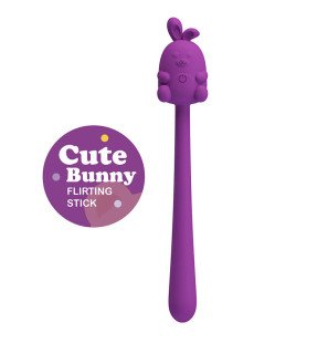 Pretty Love Cute Bunny purple flexible vibrator with 7 vibration settings – image 1