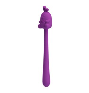 Pretty Love Cute Bunny paarse flexibele vibrator met 7 vibratiestanden – foto 3