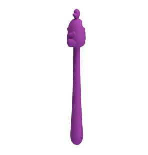 Pretty Love Cute Bunny paarse flexibele vibrator met 7 vibratiestanden – foto 4