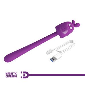 Pretty Love Cute Bunny purple flexible vibrator with 7 vibration settings – image 6