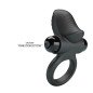Pretty Love Adrien black vibrating penis ring with 10 vibration functions – image 2 Pretty Love Adrien black vibrating penis ring with 10 vibration functions – image 2