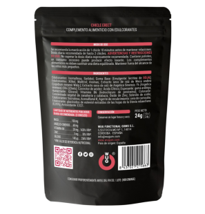 WUG Erect suikervrije kauwgom met maca, vitamine B6, zink en selenium – 10 stuks – foto 2