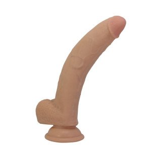 Pretty Love Ellcument Realistic Flexible TPE Dildo with Suction Cup 18 cm – image 2