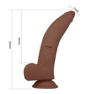 Pretty Love Cuthbert realistische TPE dildo met Slide Skin en zuignap 20 cm – foto 6