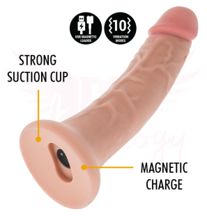 Gode Asher de 18 cm avec fonction vibrante WatchMe – photo 10