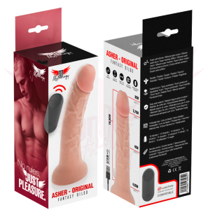 Gode Asher de 18 cm avec fonction vibrante WatchMe – photo 16