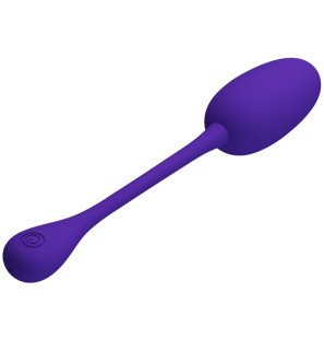 Pretty Love Knucker, œuf vibrant rechargeable violet avec 12 fonctions – photo 3