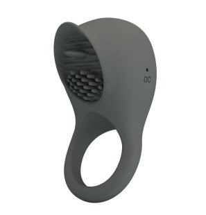 Pretty Love Rechargeable Penis Ring with Licking Stimulator and 12 Stimulation Modes – image 1