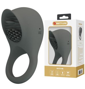 Pretty Love Rechargeable Penis Ring with Licking Stimulator and 12 Stimulation Modes – image 2