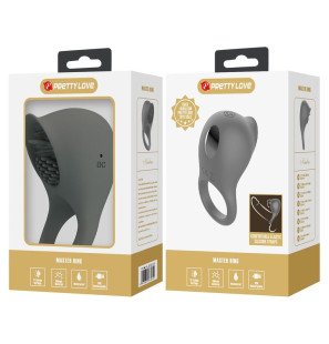 Pretty Love Rechargeable Penis Ring with Licking Stimulator and 12 Stimulation Modes – image 10