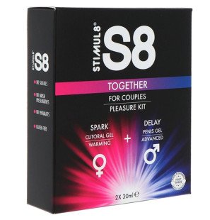 STIMUL8 S8 coffret duo avec 2 lubrifiants de 30 ml – photo 1