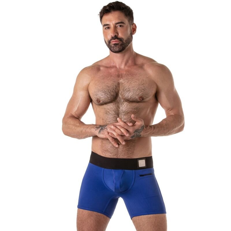 Locker Gear Wide Waistband Trunk für Herren mit großem Reißverschluss hinten und Seitentasche – Bild 1