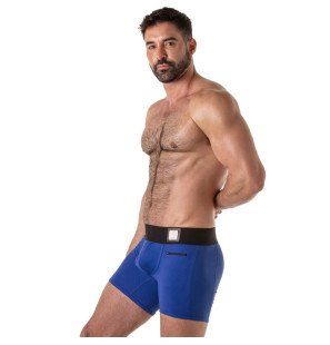 Locker Gear Wide Waistband Trunk – męskie bokserki z dużym zamkiem z tyłu i kieszonką boczną – zdjęcie 2