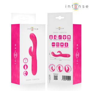 Intense Amara roze vibrator met stimulerende tong en 10 vibratiestanden – foto 1