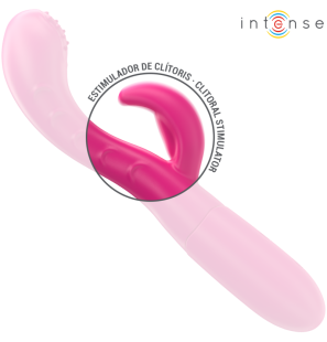 Intense Amara roze vibrator met stimulerende tong en 10 vibratiestanden – foto 6