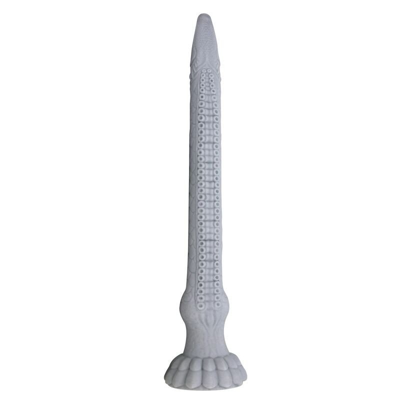POWER MONSTERS Basilisk – duży fantasy dildo silikonowy 43 cm Ø 5 cm z przyssawką – zdjęcie 1
