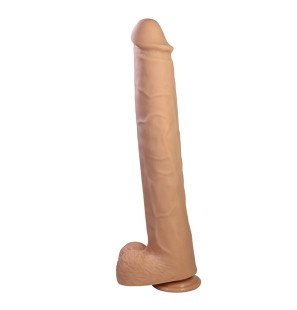 Pretty Love Pat – realistyczne elastyczne dildo z przyssawką, 40 cm, Ø 6 cm – zdjęcie 2