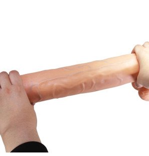 Pretty Love Rael realistische flexibele dildo 40 cm Ø 6 cm met zuignap en beweegbare kern – foto 4