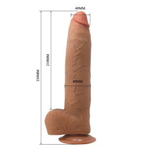 Pretty Love Evander, gode réaliste flexible avec ventouse, 23 cm, Ø 4,9 cm – photo 4