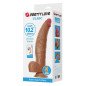 Pretty Love Ulric realistic flexible dildo 26 cm Ø 5,5 cm TPE brown with suction cup – image 2