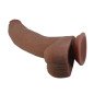 Pretty Love Ulric realistic flexible dildo 26 cm Ø 5,5 cm TPE brown with suction cup – image 3