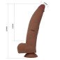 Pretty Love Ulric realistic flexible dildo 26 cm Ø 5,5 cm TPE brown with suction cup – image 5