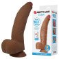Pretty Love Ulric realistic flexible dildo 26 cm Ø 5,5 cm TPE brown with suction cup – image 8