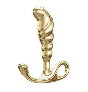 Pretty Love Jack ergonomiczny masażer prostaty ze stopu cynku, złoty – zdjęcie 1