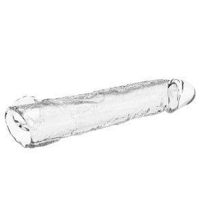 Pretty Love adjustable penis sleeve 26 cm Ø 4 cm transparent with 3 inserts and suction cup – image 5