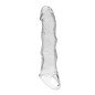 Pretty Love regulowana nakładka na penisa 28 cm Ø 4,5 cm, przezroczysta, z 3 wkładkami – zdjęcie 1
