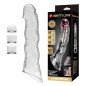 Pretty Love verstellbare Penishülle 28 cm Ø 4,5 cm transparent mit 3 Einsätzen – Bild 9