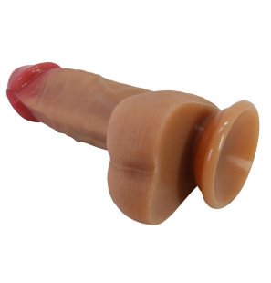 Uniwersalna uprząż strap-on Pretty Love z realistycznym dildo i regulowanymi paskami – zdjęcie 4