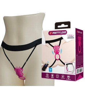 Pretty Love Butterfly App-Controlled Wearable Panty Vibrator with 10 Settings, Pink – image 1