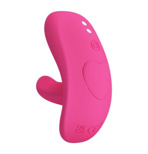 Różowy masażer Pretty Love Hazelynn sterowany aplikacją, 12 trybów wibracji, podwójny silnik – zdjęcie 2