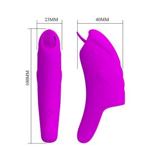 Pretty Love Peterson Honey Rechargeable Finger Vibrator with 10 Settings, Purple – image 11