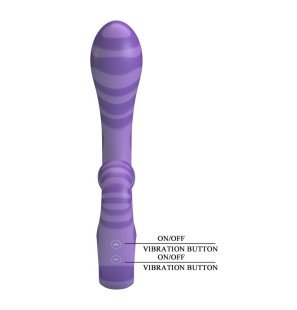 Pretty Love Summer doppelseitiger Vibrator mit Griff 19 cm – Bild 3