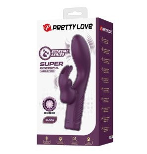 Vibromasseur rabbit rechargeable Pretty Love Olivia avec 10 modes de vibration – photo 2