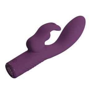 Vibromasseur rabbit rechargeable Pretty Love Olivia avec 10 modes de vibration – photo 4
