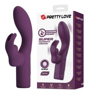Vibromasseur rabbit rechargeable Pretty Love Olivia avec 10 modes de vibration – photo 8