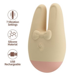 ROMANCE Bunny clitorisstimulator met 7 vibratiestanden – foto 1