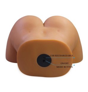 Crazy Bull realistic torso masturbator with double entry and vibration – image 6