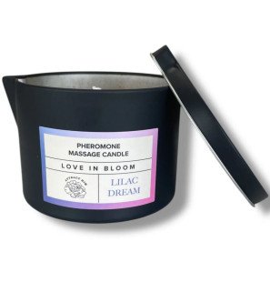 EYE OF LOVE Massagekerze mit Vanilleduft Lilac Dream 150 ml – Bild 1