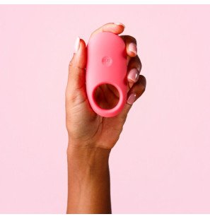 Bague pénienne vibrante JE JOUE ILY en silicone avec 7 modes de vibration – photo 4