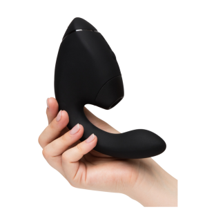 Czarny stymulator Womanizer Duo 2 do intymnego wellness – zdjęcie 11