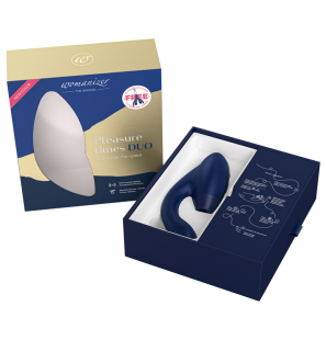 Niebieski stymulator Womanizer Duo 2 do intymnego wellness – zdjęcie 17