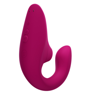 WOMANIZER Blend vibromasseur rabbit à air pulsé rose vif – photo 8