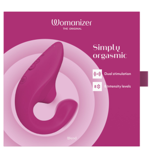 WOMANIZER Blend vibromasseur rabbit à air pulsé rose vif – photo 14